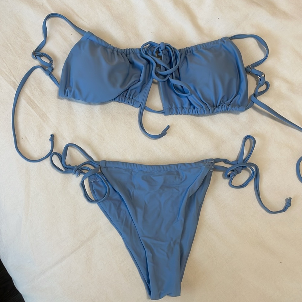 Princess Polly blue bathing suit